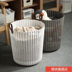 台灣出貨 北歐風髒衣收納筐 浴室髒衣籃 衛生間衣物收納籃 家用洗衣籃 大容量置物籃, 紳士灰,1個