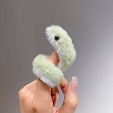 미니 뱀 봉제인형 귀여운 동물 인형 인테리어 쿠션 장난감, 귀여운 엄지손가락 작은 청뱀 2개