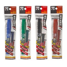 SDI 手牌 直液替換式白板筆 S530VP, 1個, 紅, 紅