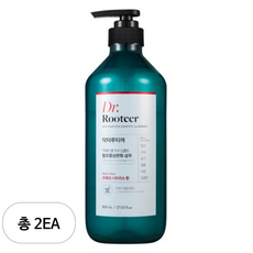닥터루티어 카페인 쿨 두피 딥클린 프레쉬 시트러스 샴푸, 800ml, 2개