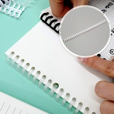 제본링 투명12mm 문서철링 투명철링 철링바인딩 사무용링