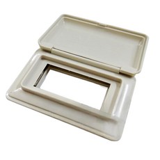 台灣製 防水插座蓋板 插座保護蓋 防水蓋 開關蓋板 防雨蓋板 卡式防水蓋板, 1個