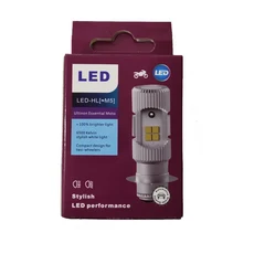 오토바이 LED 헤드라이트 전구 T19/1Leg- Beterry 작동, 01 G00006