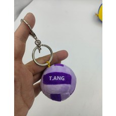 볼 배구공인형 스포츠 소품 선물 기념품, 1개, 맞춤 스타일 C 5.5cm 라이트퍼플