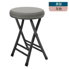 접이식 등받이 의자 의자 이동식 사무실 접이식 쿠션 다용도, I. 업그레이드된 강화 소프트백 모델 등받이 없는 블랙