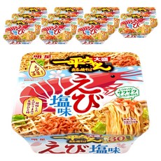 묘조 잇페이짱 야점의 야끼소바 곱빼기 새우소금맛 166g