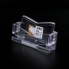 1단 디자인 명함꽂이 아크릴꽂이 명함꽂이 스탠드꽂이 POP꽂이 펜꽂이, 투명