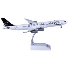 JC 1:200 LUFTHANSA A340-300 STAR ALLIANCE 模型, 1個