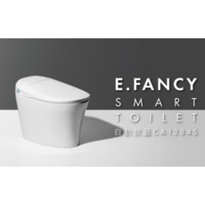 E.FANCY 智能馬桶蓋 微波感應自動掀蓋與SIAA抗菌設計, CA1384S, 無支援安裝