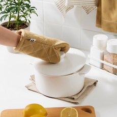 JAJU 베이식 스티치 미니 주방장갑_베이지 983519, JAJU 베이식 스티치 미니 주방장갑_베이지 98351