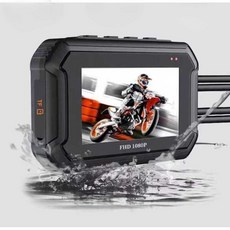 후방카메라 오토바이 스쿠터 백미러 전후면 주행 녹화 모니터 블랙박스, 상세페이지 참고, 스탠다드 전후 720P/주차 감시/32GB