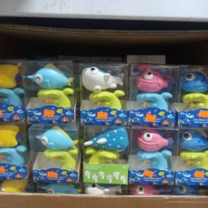 《翔翼玩具》抖音尼墨水槍，美人魚/小丑魚/鯨魚造型，夏天兒童玩樂安全水槍, 1個, 美人魚卡通水槍/款式隨機出13-8221