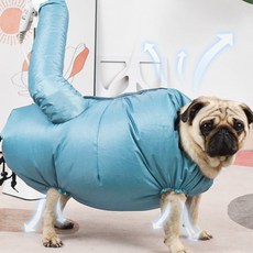 라윤앤코 반려견 드라이복 강아지목욕용품, S