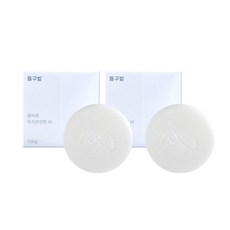 동구밭 올바른 헤어 트리트먼트바 비누 2개입, 동구밭 올바른 린스바 2개입