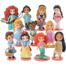 11종세트) 프린세스 애니메이터 컬렉션 디즈니 공주, 개봉 중고품 상태 좋습니다.