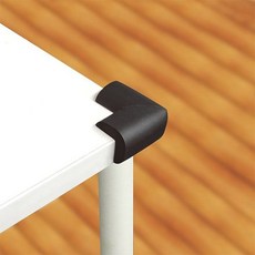 BO雜貨 兒童安全防撞桌角保護墊 4入組 黑色, 1個