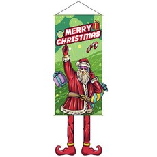 聖誕掛旗 聖誕節裝飾掛布 節日佈置掛飾, 多種顏色