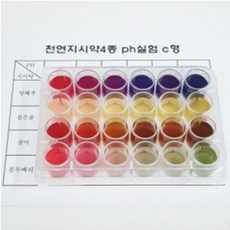 천연지시약4종 ph실험 c형 4인용, 단품, 1개