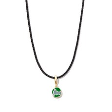 로렌루빈스키 14K 옐로 골드 참 네크리스