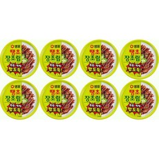 샘표 땡초 장조림 통조림, 90g, 8개