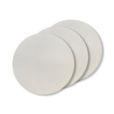 건카피 원형 캔버스 면 린넨 3p