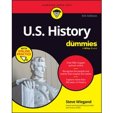 (영문도서) U.S. History for Dummies 5th Edition (+ Chapter Quizzes Online) Paperback, English, 9781394324736