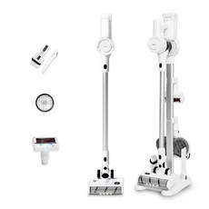 아이닉 무선 스틱청소기 + 3종 브러시 세트 iv10, 화이트