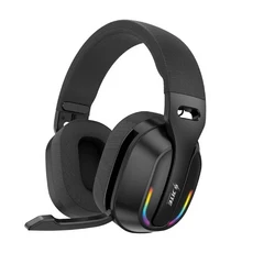 JITE 電競耳機 RGB 燈效, 黑色, JITE 輕量化透氣電競耳機，舒適配戴，RGB炫彩燈光，清晰通話