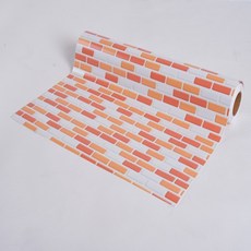 데코앤필름 접착식 방수 타일 시트지 PVC 주방 욕실 리폼, TPC-010