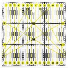 다기능 아크릴 패치 워크 드로잉 눈금자 퀼트 바느질 측정 도구, 5AC402820-C, 1개