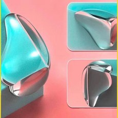 防撞角 透明兒童安全加厚桌角 寶寶桌角護角防磕碰 Q彈防撞, 1個, 全新款圓滴升級款 適用桌椅任何直角 ,Q彈防撞 8個裝 實用經濟裝