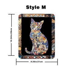 나무 고양이 퍼즐 나무로 인터랙티브 교육용 재미있는 보드 게임 성인 나이트 홈 오피스, 1개, 1. A