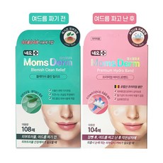 네오 맘스덤 여드름 패치 맘스덤 뷰티(민트) 108매입 + 맘스덤 유로(핑크) 104매입, 1개