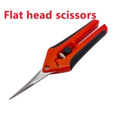 정원 스테인레스 스틸 가위 원예 가위 포도 가늘어지는 가지 치기 가위 스트레이트 팔꿈치 원예 가위, d 1