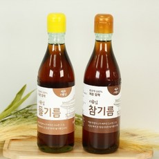 블루밍그린 전통압착 첨가물 없는 시골집 참기름 350ml