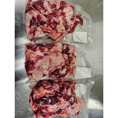 한우 고기+스지 /수육 / 소국밥 탕용, 1k(고기&스지) + 2k(한우 고기붙은뼈), 2kg