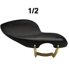 4/4 3/4 1/2 1/4 바이올린 턱받침 장착 클램프 바이올린 턱받침 골드 메탈 브래킷 나사 코르크 로즈우드/에, 28 1-2