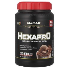 올맥스 Hexapro High 프로틴 린 밀 초코 피넛버터 907g, 3개