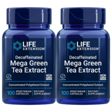 [Life Extension] 라이틀리 카페인 함유 메가 그린티 추출물 100 베지캡슐 2 SET