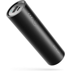 Anker PowerCore 5 000mAh 휴대용 충전기 급속 충전 기술이 적용된 초소형 5K 외장 배터리 아이폰용 파워뱅크 15 Plus Pro Max 아이패드 삼성 갤럭시, Black, Black, 1개