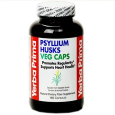 Yerba Prima 洋車前子殼素食膠囊, 1個, 180 件