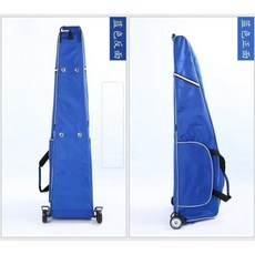 擊劍器材 兒童劍包 帶鋼架小滾輪牛津布劍套, 藍色 可放一套裝備, 1個