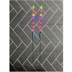 주한피싱 [양어장/민물용] 고감도 올림찌 초예민 주야찌, 2개, 파랑 물방울(4.0g)