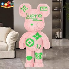 주토피아 주디 닉 50cm 세트 상품 나노블럭 조립 블록, 1개, 엑스트라 라지 68cm 핑크 바이올런트