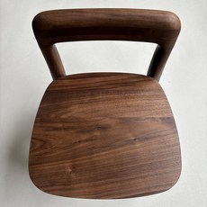 北美黑胡桃實木兒童靠背椅 寶寶換鞋矮凳, 詳見包裝, 詳見包裝, 8.水波紋