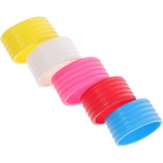 스쿼시그립 손잡이 라켓그립 핸들 ifundom 5pcs 테니스 라켓 그립 밴드 소프트 흡수 오버그립 스쿼시 피클볼 랜덤 색상용 실리콘 스웨트밴드