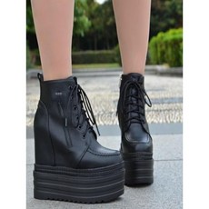 스탠딩화15cm 여자 키높이 신발 가보시 워커 부츠