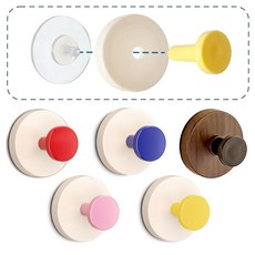 LP1-0241-01 흡착식 후크 / 윙, 4개, 믹스 컬러