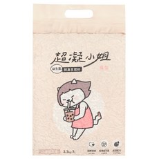 超凝小姐 益生菌除臭豆腐砂 低粉塵 速凝結 超除臭, 1包, 珍珠奶茶香