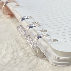 셀프 제본 바인더링 플라스틱 삼공링 3공 D링 O링 루즈링 바인더 제작 3단 재, 블루, 블루